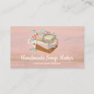 Seifen Rustikale Blume Visitenkarte