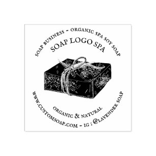 Seifen Soja Spa Gummistempel
