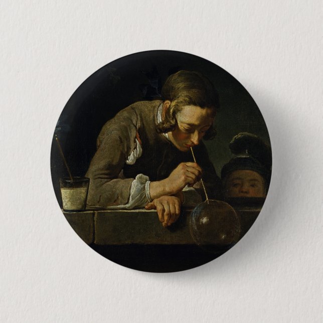 Seifen-Wind durch Chardin Jean-Baptiste Siméon Button (Vorderseite)