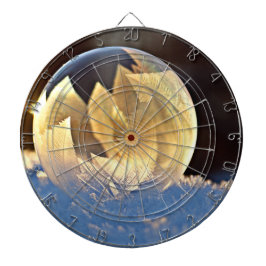 Seifenblase auf Schnee Dartscheibe