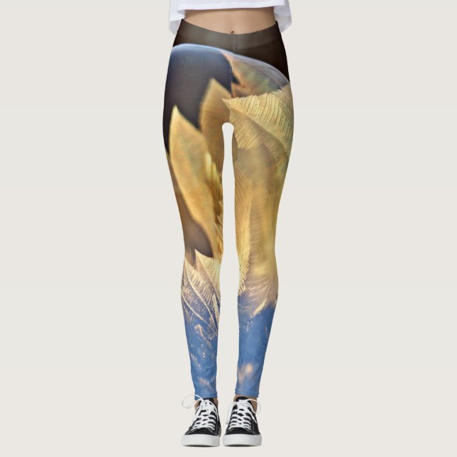 Seifenblase auf Schnee Leggings (Vorderseite)