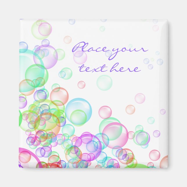 Seifenblasen Magnet (Vorne)