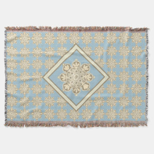 Seifendecke mit Medallionen auf Himmelblau Decke