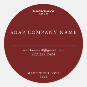 Seifenkleber Runder Aufkleber