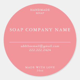 Seifenkleber Runder Aufkleber