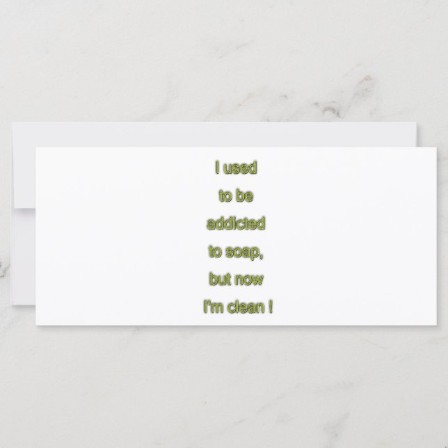 Seifenkomischer Text (Vorderseite)