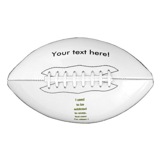 Seifenkomischer Text Football (Vorderseite)