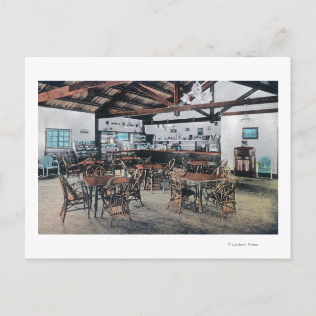 Seigler Hot Springs Store, Post Postkarte (Vorderseite)