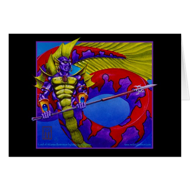 Seigneur de carte de l'Atlantide (Devant horizontal)