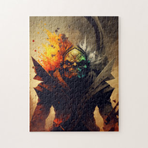 Seigneur de guerre orque Fantastique Puzzle Cade
