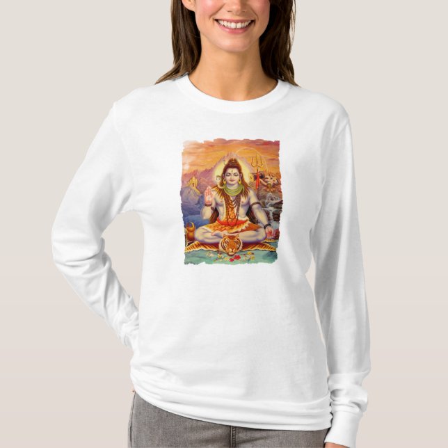 Seigneur Shiva Meditating T-shirt (Devant)