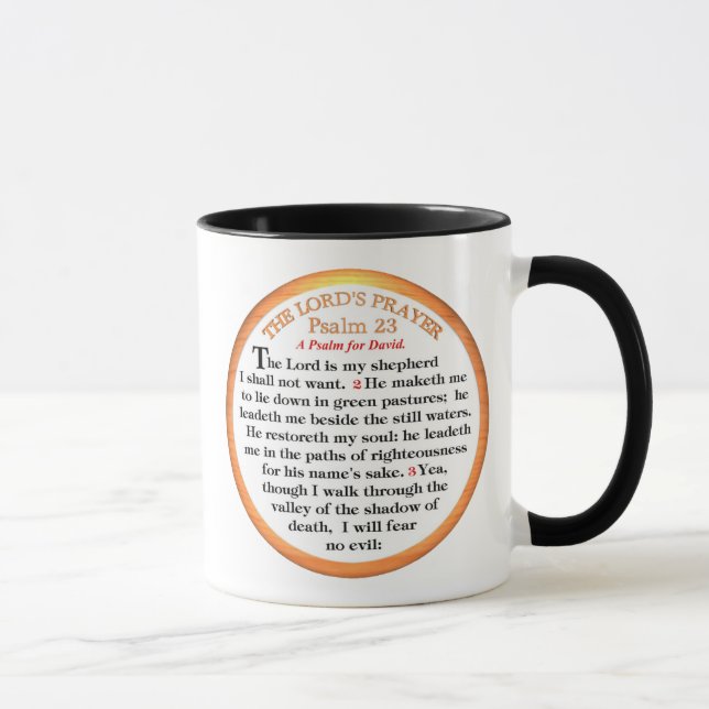 Seigneurs Prayer Mug (Droite)