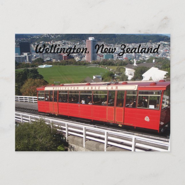 Seilbahn Wellinton Postkarte (Vorderseite)