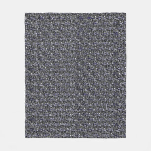 Seile auf blaugrauem Metal Fleecedecke