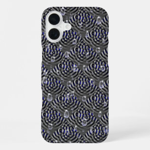 Seile auf blaugrauem Metal iPhone 16 Plus Hülle