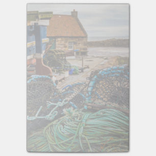 Seile und Hummer-Töpfe Pittenweem, Schottland Post-it Klebezettel
