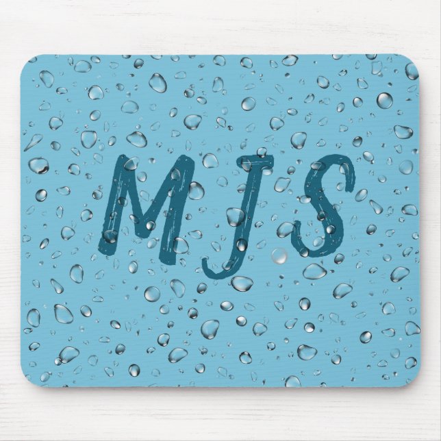 Seile und Monogramm Mousepad (Vorne)