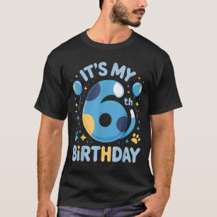 Sein 6. Geburtstag Kinderfeiern Spaß Party aus T-Shirt