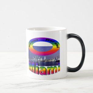 Sein Ami, ihr Ami - Miami Verwandlungstasse