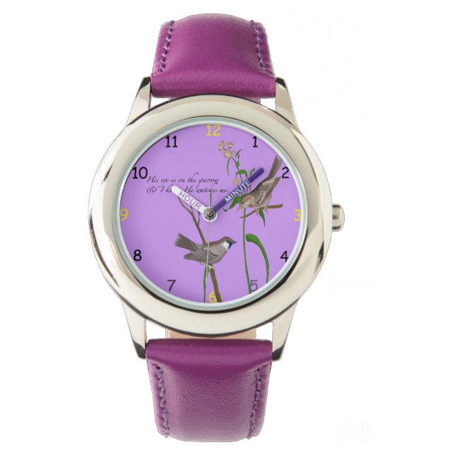 Sein Auge ist auf dem Sparrow Armbanduhr (Vorderseite)