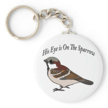 Sein Auge ist auf dem Sparrow