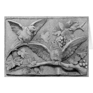 Sein Auge ist auf dem Spatzen