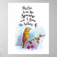 Sein Auge ist auf der Sparrow Wall Art
