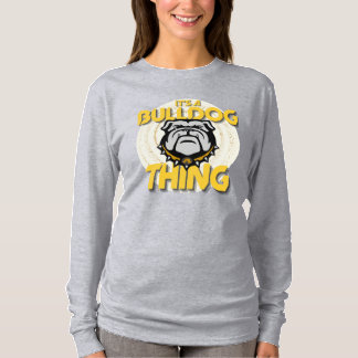 Sein Bulldog Ding langärmeliges Shirt Basketball