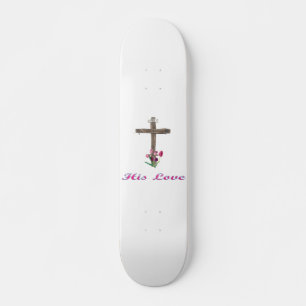 Sein christliches Kreuz der Liebe Skateboard