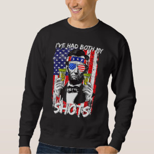 Sein Cooles Ich hatte beide meine Shots uns Flag T Sweatshirt