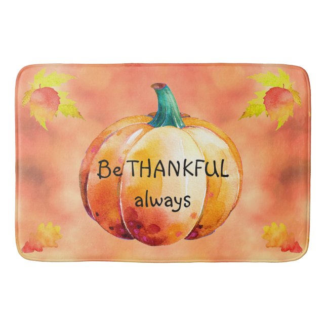 SEIN DANKFUL IMMER Niedlicher Fall Bath Teppich Pe Badematte (Vorderseite)