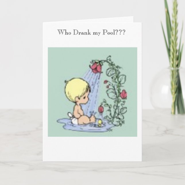 Sein ein Junge!! Ankündigung (Vorderseite)