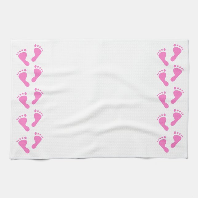 Sein ein Mädchen - Babyparty, neugeboren Handtuch (Horizontal)