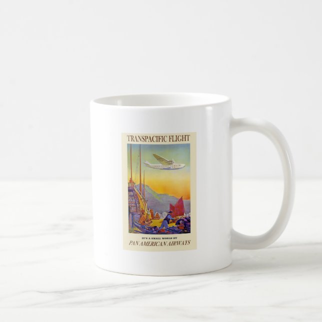 Sein eine kleine Welt durch Kaffeetasse (Rechts)