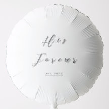 Sein ewig | Custom Helium Balloon für Hochzeit