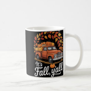 Sein Fall Yall Pumpkin Truck Herbstbaum Hallo Fall Kaffeetasse
