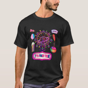 Sein Funny Time Staat Fair Ferris Rad und gehen T-Shirt