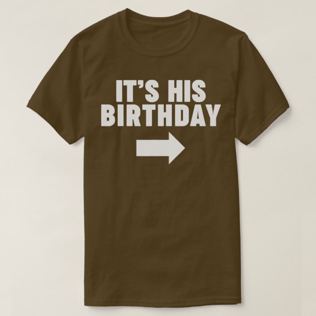 Sein Geburtstag 1 T-Shirt (Design vorne)