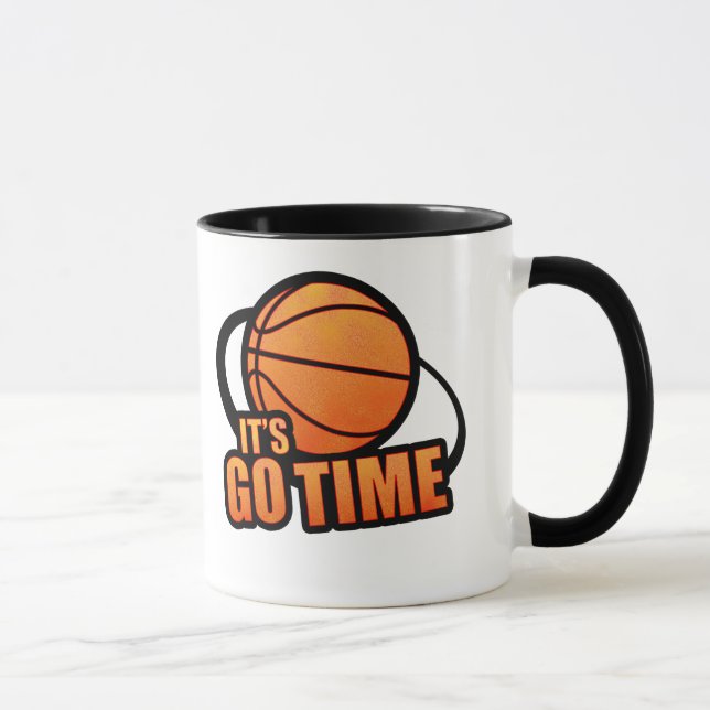 Sein gehen Zeit-Basketball-Tasse Tasse (Rechts)
