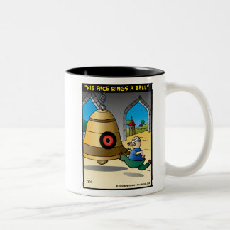 "Sein Gesicht schellt eine Bell " Zweifarbige Tasse
