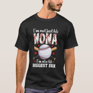 Sein größter Fan Baseball Nona von einem Baseballs T-Shirt