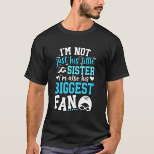 Sein größter Fan Schwimm Schwester eines Schwimmer T-Shirt