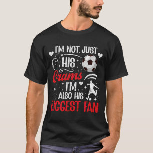 Sein größter Fan Soccer-Grams eines Fußballspieler T-Shirt