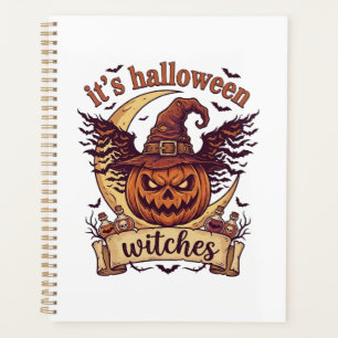 Sein Halloween Hexen Kürbis Hexenhut Mond_1 Planer