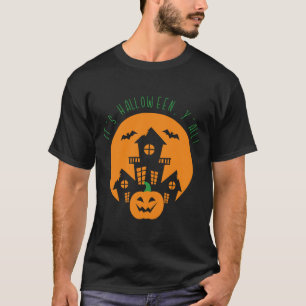 Sein Halloween Y All Modern Black Art T-Shirt