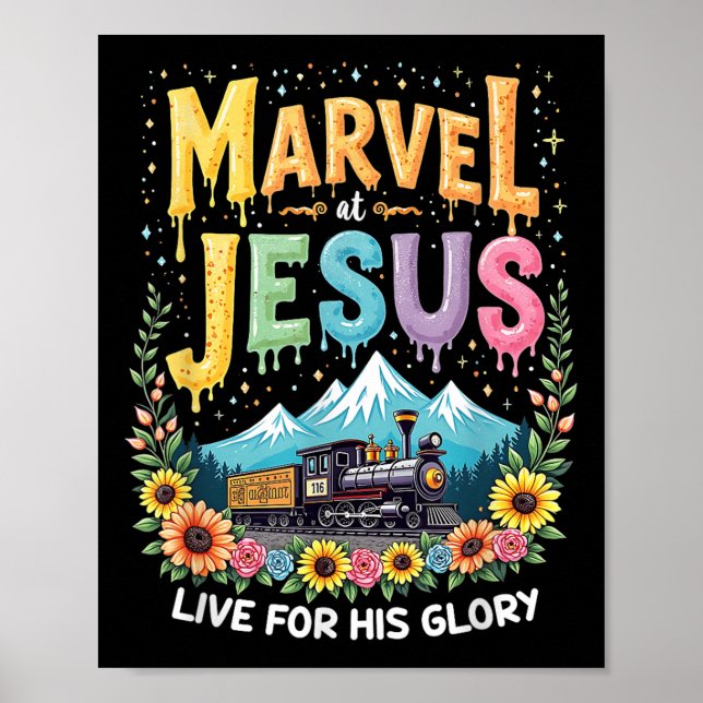 Sein Herrlichkeit-Junction-Train True North Christ Poster (Vorne)