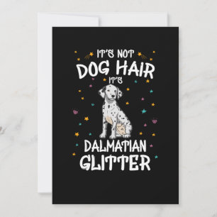 Sein Hund hat seinen Dalmatiner-Glitzer nicht gefa Einladung
