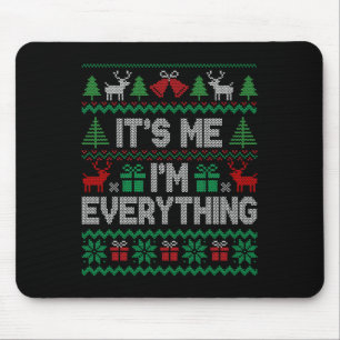 Sein Ich ist alles Weihnachten Pajama Couple Match Mousepad