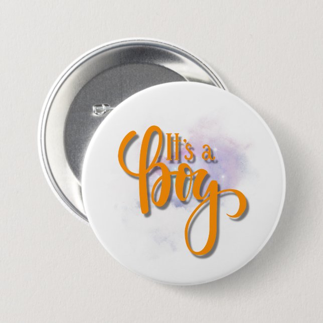 Sein Junge Button (Vorne & Hinten)