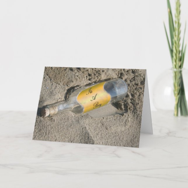 Sein Junge Karte (Vorderseite)